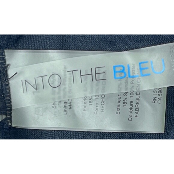 Into The Bleu Amerex High Waist Bikini Bottom Black Floral Ruched Fold‎ Over 14 - Picture 3 of 3